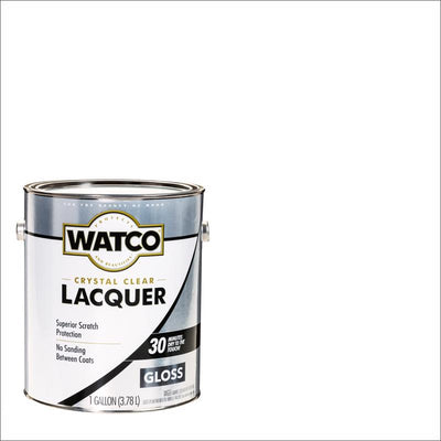 WATCO Gloss Clear Oil-Based Alkyd Wood Finish Lacquer 1 gal