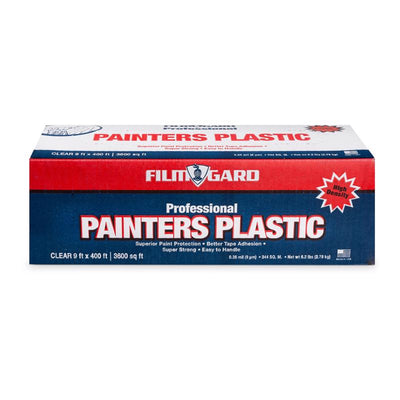 Film-Gard 9 ft. W X 400 ft. L X 0.35 mil Professional Grade Painter's Plastic Sheeting