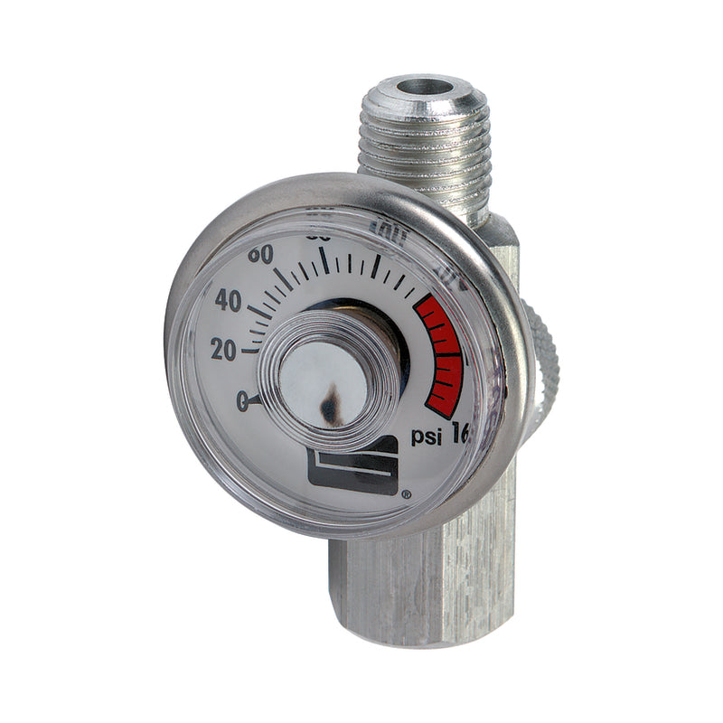 Tru-Flate Steel Air Line Regulator with Gauge 1/4 in. NPT 150 psi
