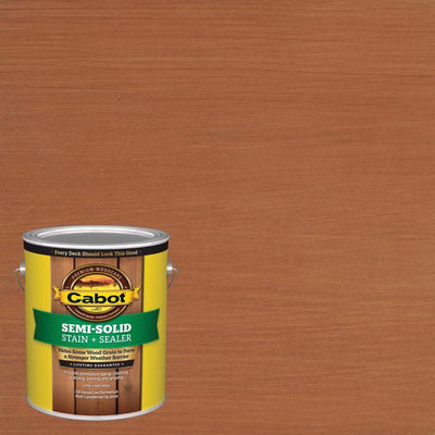 Cabot Semi-Solid Semi-Solid Redwood Oil-Based Deck and Siding Stain 1 gal
