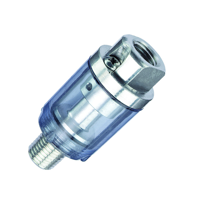 Tru-Flate Steel Air Coupler 1/4 in. Female X 1/4 in. Male