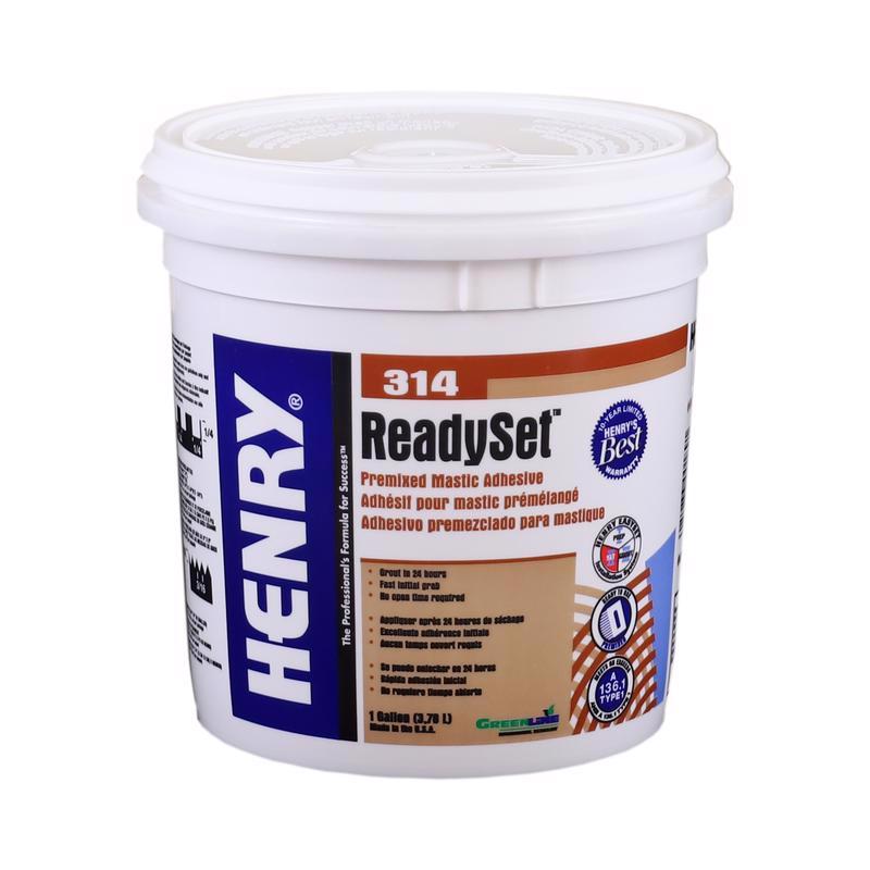 Henry 314 Ready Set High Strength Off White Premixed Mastic Adhesive