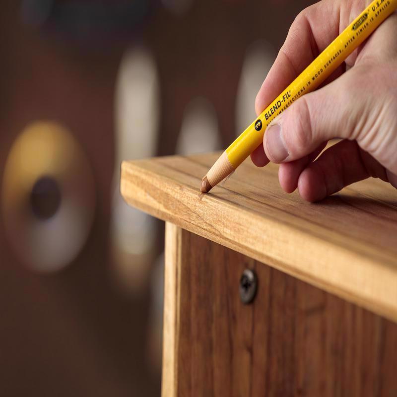 Minwax Blend-Fil No.3 Fruitwood, Golden Oak Wood Pencil 0.8 oz