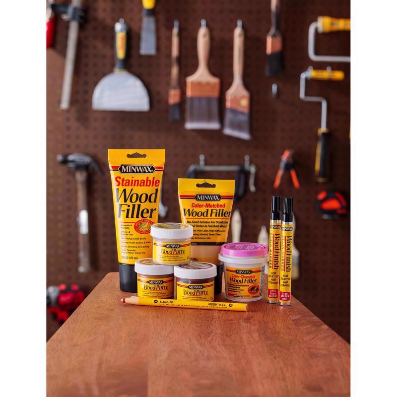Minwax Blend-Fil No.3 Fruitwood, Golden Oak Wood Pencil 0.8 oz