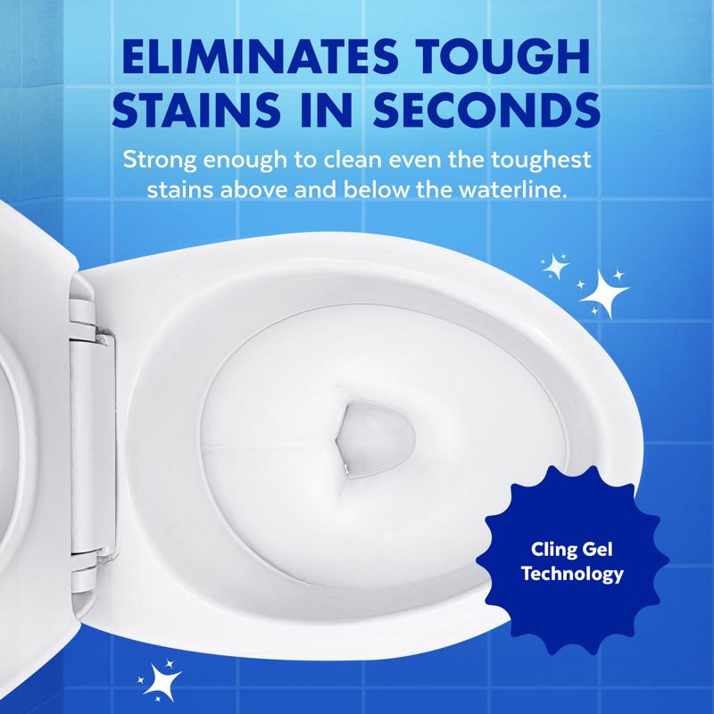 Lysol Complete Clean Power Fresh Scent Toilet Bowl Cleaner 24 oz Gel