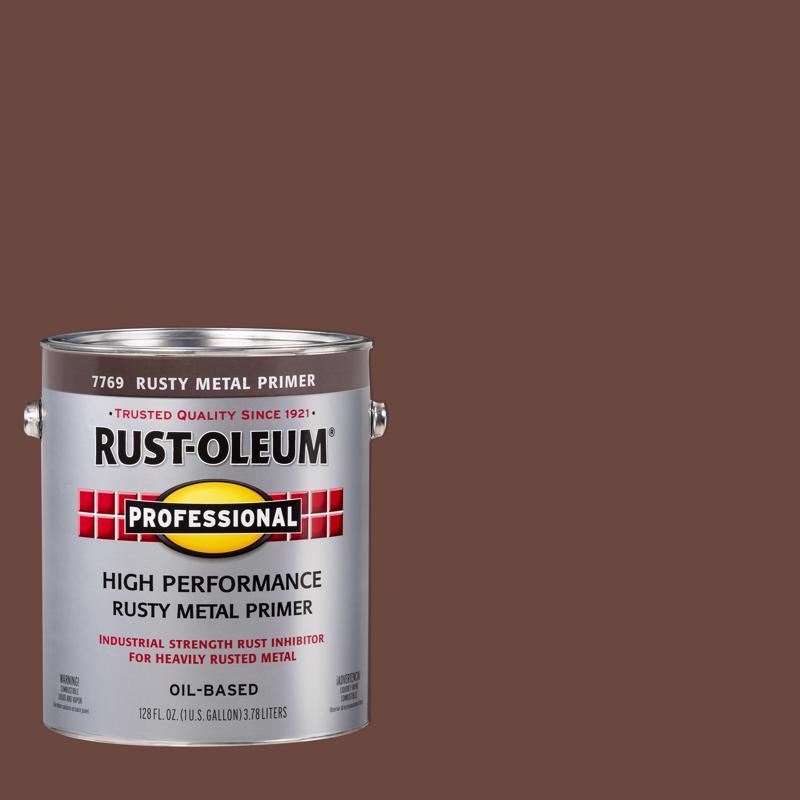 Rust-Oleum Professional Brown Flat/Matte Oil-Based Metal Primer 1 gal