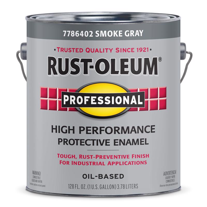 Rust-Oleum Professional High Performance Indoor and Outdoor Gloss Smoke Gray Protective Paint 1 gal