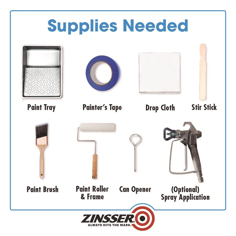 Zinsser Bulls Eye 123 Deep Tint White Primer and Sealer 1 gal
