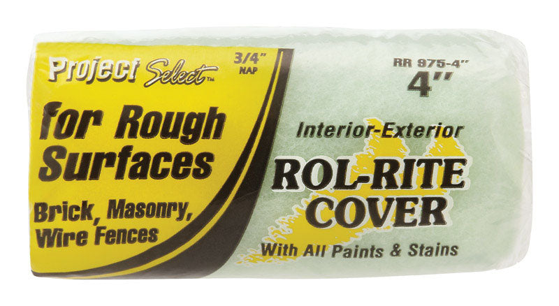 Linzer Rol-Rite Polyester 4 in. W X 3/4 in. Trim Paint Roller Cover