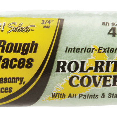Linzer Rol-Rite Polyester 4 in. W X 3/4 in. Trim Paint Roller Cover