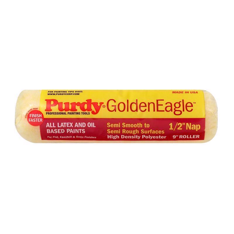 Purdy GoldenEagle Polyester 9 in. W X 1/2 in. Regular Paint Roller Cover