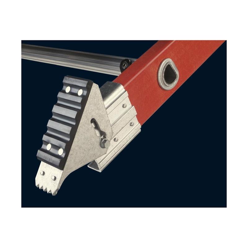 Werner 40 ft. H Fiberglass Extension Ladder Type IA 300 lb. capacity 20-40 ft.