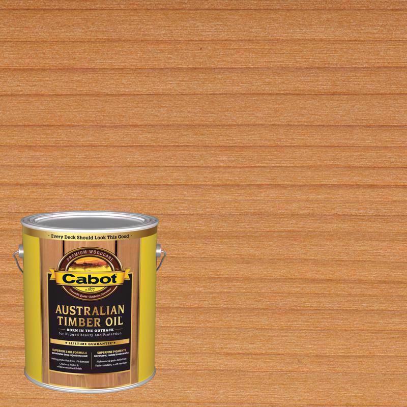 Cabot Australian Timber Oil Transparent Amberwood Oil-Based Australian Timber Oil 1 gal