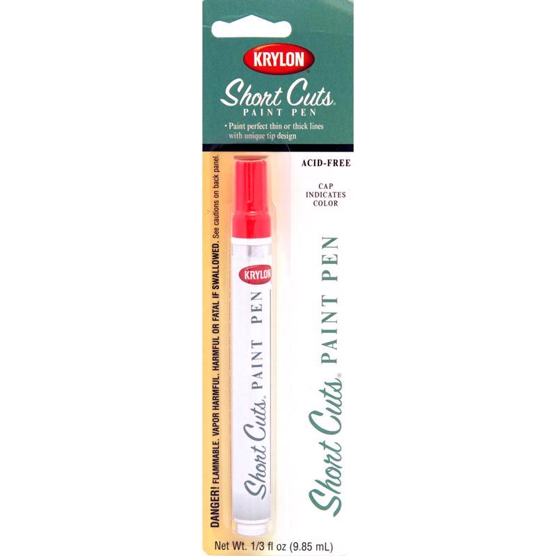 Krylon Short Cuts Glow Orange Paint Pen Interior 0.33 oz