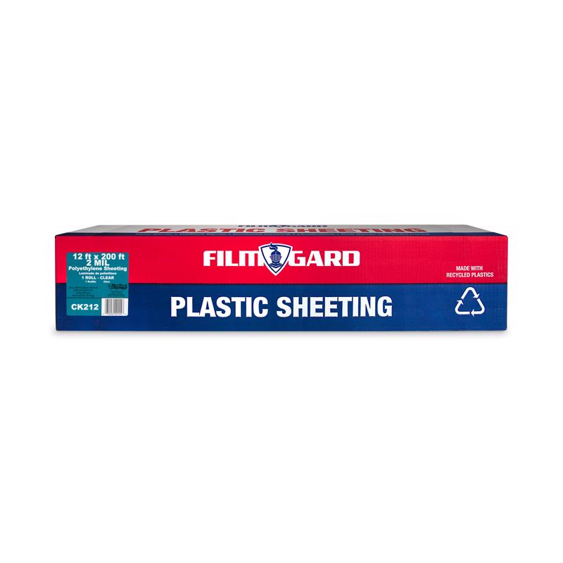 Film-Gard 12 ft. W X 200 ft. L X 2 mil Professional Grade Polyethylene Sheeting