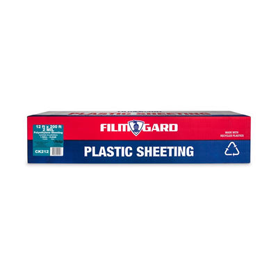 Film-Gard 12 ft. W X 200 ft. L X 2 mil Professional Grade Polyethylene Sheeting