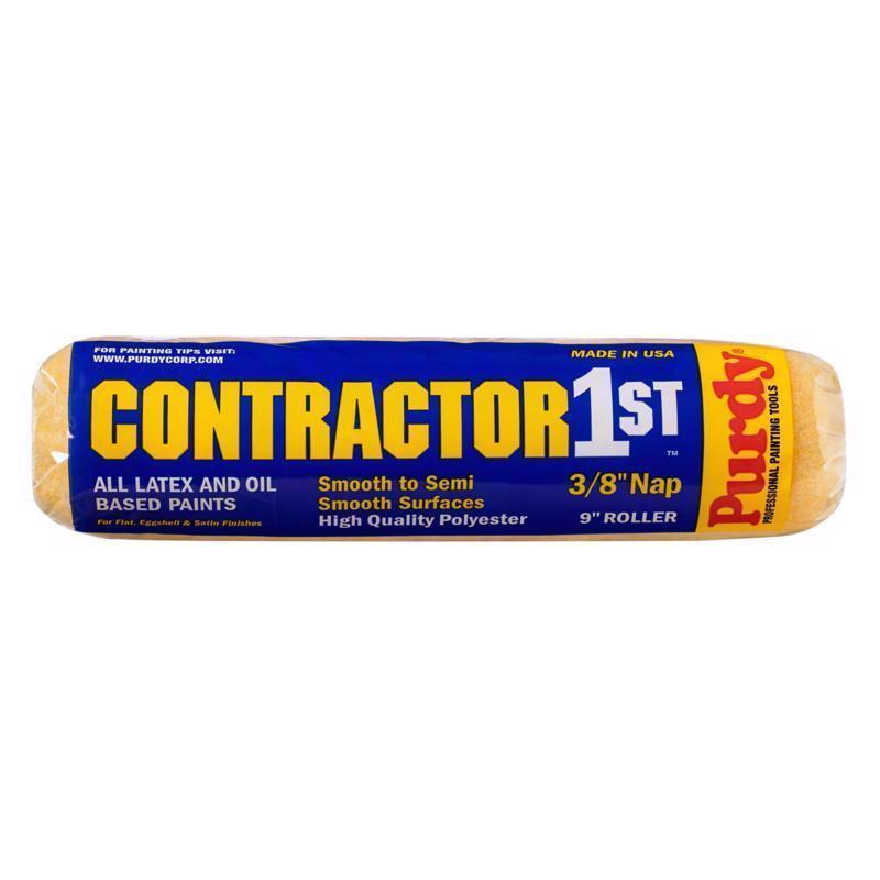 Purdy Contractor 1st Polyester 9 in. W X 3/8 in. Paint Roller Cover