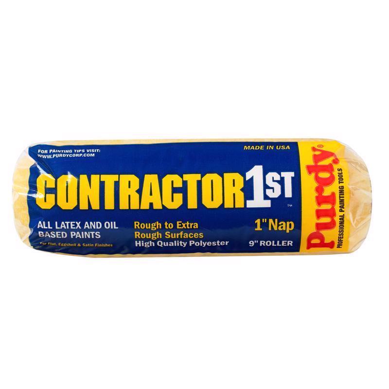 Purdy Contractor 1st Polyester 9 in. W X 1 in. Paint Roller Cover