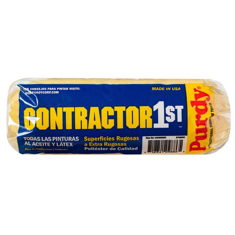 Purdy Contractor 1st Polyester 9 in. W X 1 in. Paint Roller Cover