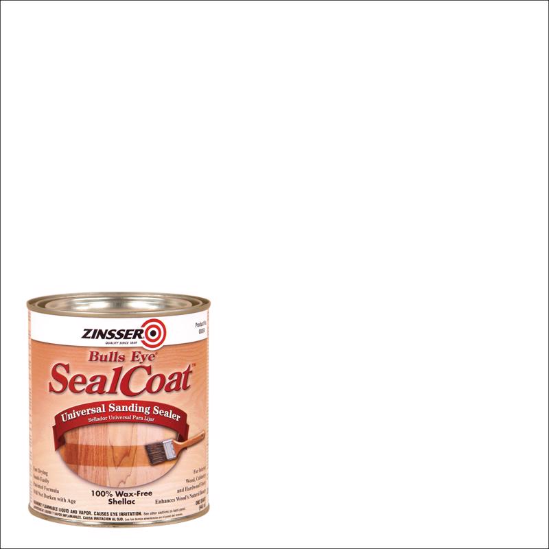 Zinsser Bulls Eye SealCoat Flat/Matte Clear Universal Sanding Sealer 1 qt