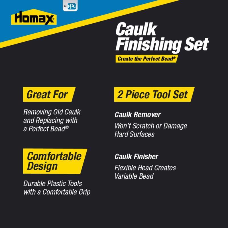 Homax Black Professional Composite Caulking Tool Kit
