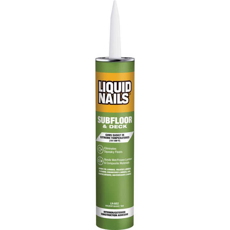 Liquid Nails Subfloor & Deck Acrylic Latex Construction Adhesive 10 oz