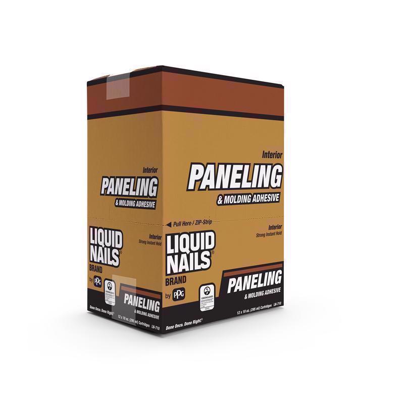 Liquid Nails Paneling & Molding High Strength Latex Tan Adhesive 10 oz