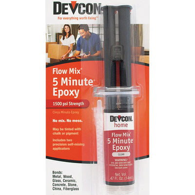 Devcon 5 Minute High Strength Clear Epoxy 0.47 oz