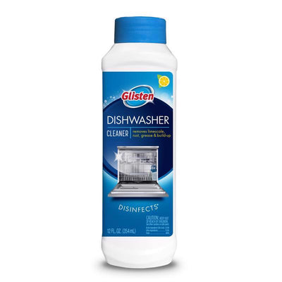 Glisten Dishwasher Lemon Scent Cleaner and Disinfectant 12 oz