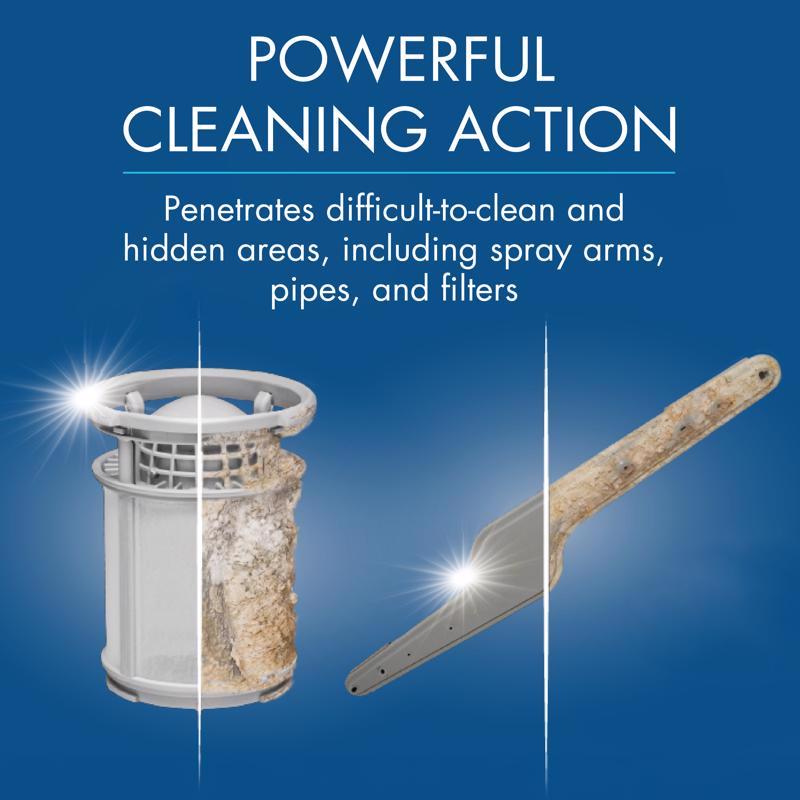 Glisten Dishwasher Lemon Scent Cleaner and Disinfectant 12 oz