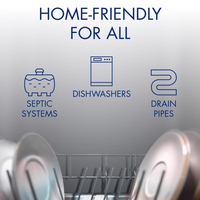 Glisten Dishwasher Lemon Scent Cleaner and Disinfectant 12 oz