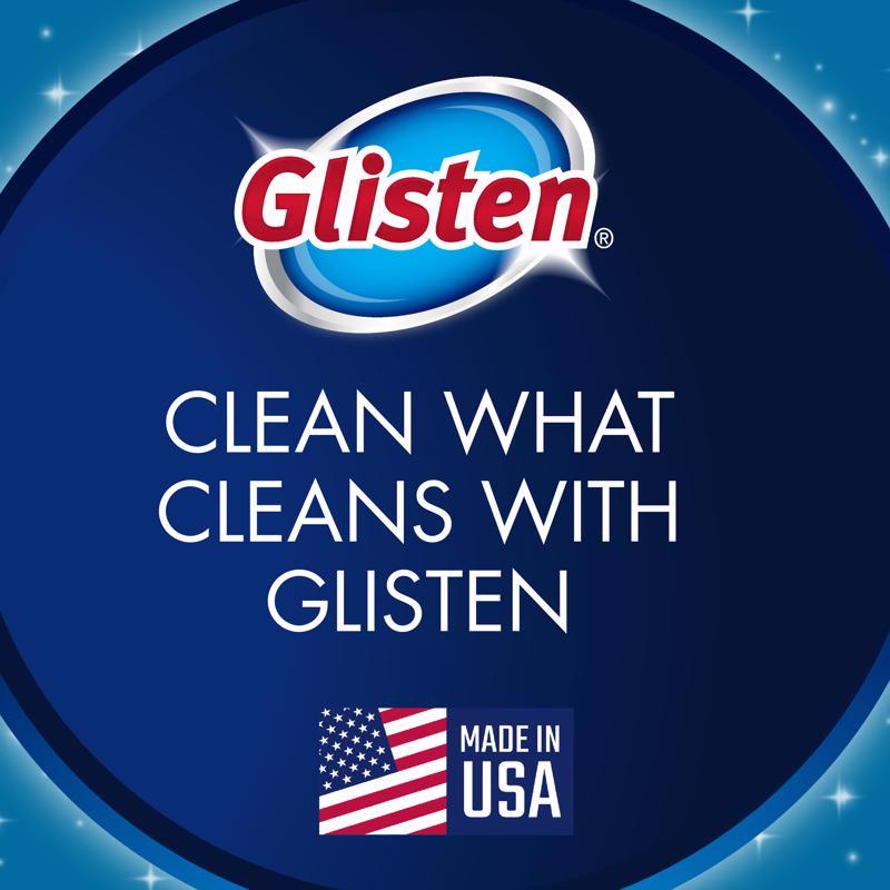 Glisten Dishwasher Lemon Scent Cleaner and Disinfectant 12 oz