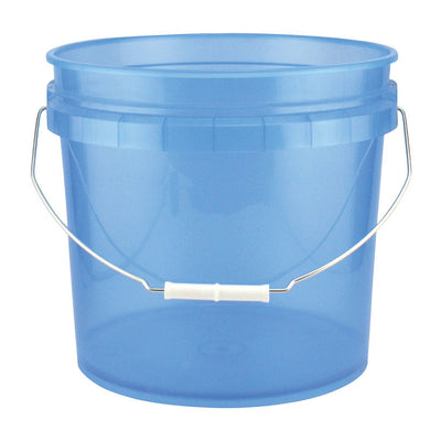 Leaktite Translucent Blue 3.5 gal Plastic Bucket