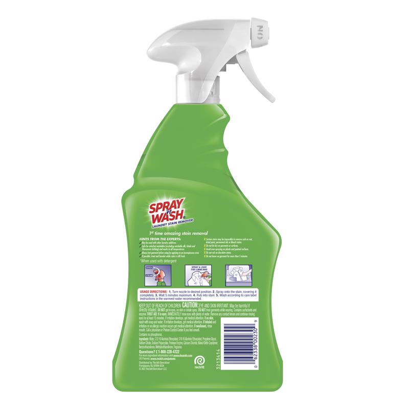 Spray 'n Wash Original Scent Laundry Stain Remover Liquid 22 oz