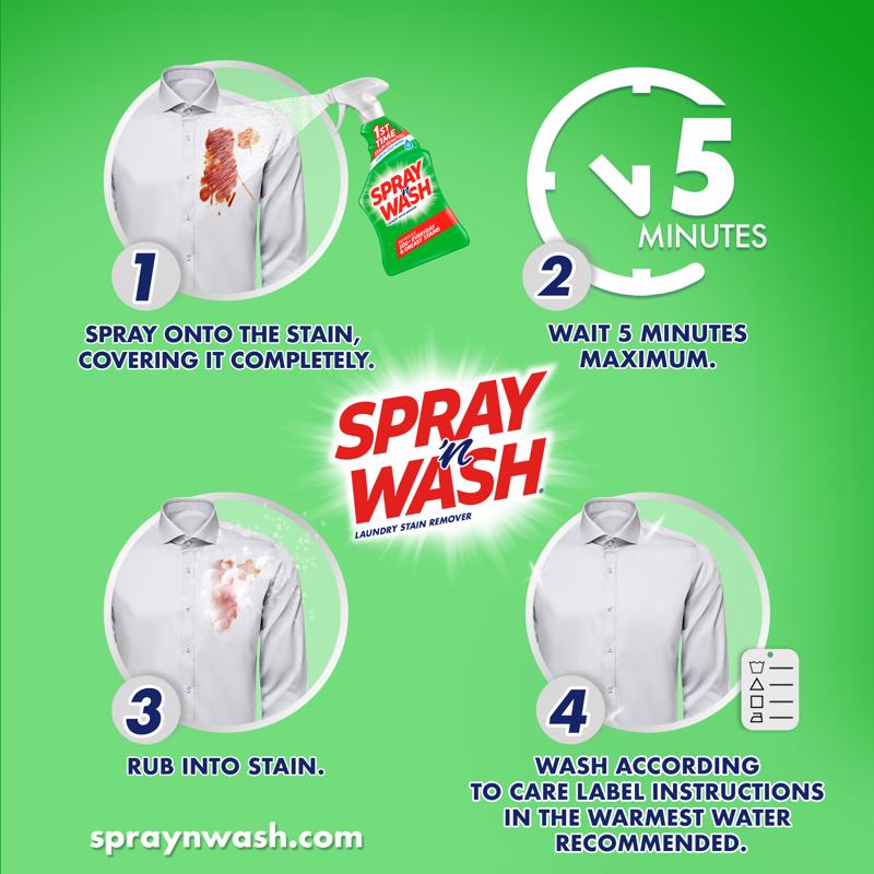 Spray 'n Wash Original Scent Laundry Stain Remover Liquid 22 oz