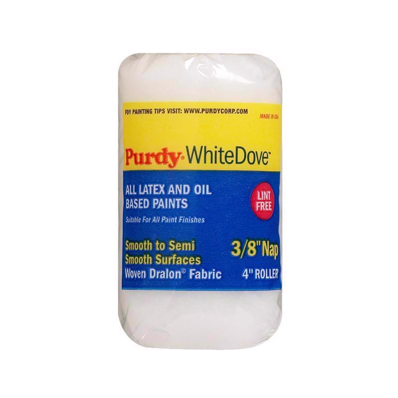 Purdy White Dove Woven Fabric 4 in. W X 3/8 in. Jumbo Mini Paint Roller Cover