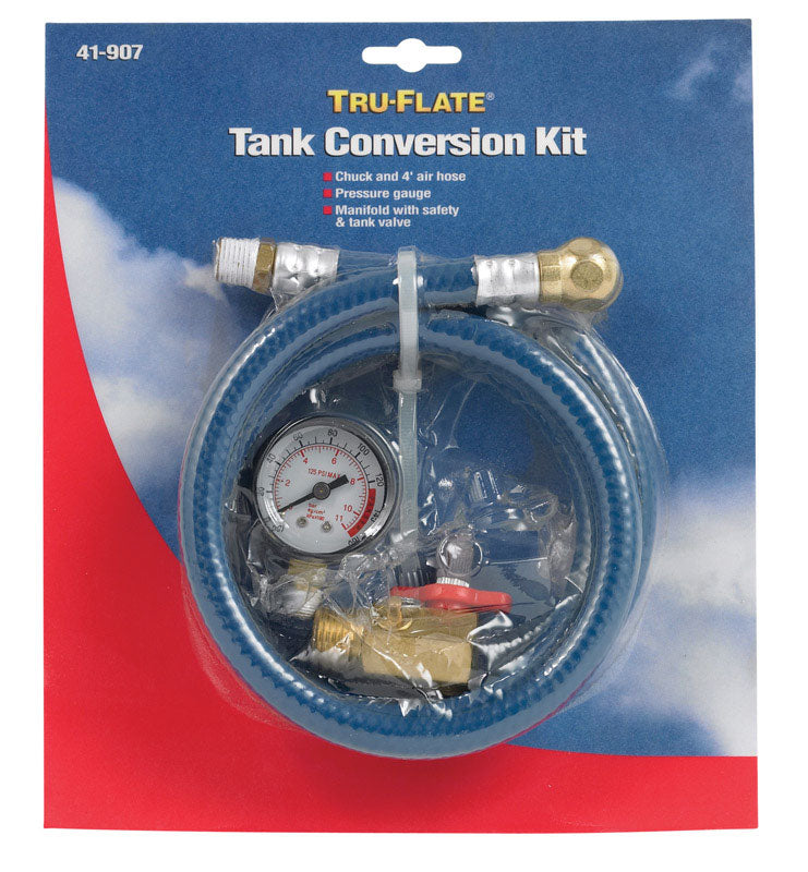 Tru-Flate Brass Tank Valve 4 in. Female
