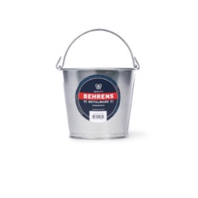 Behrens 2 qt Galvanized Pail Silver