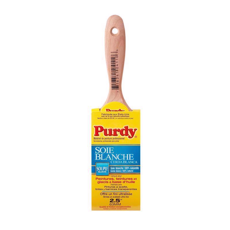 Purdy White Bristle Sprig 2-1/2 in. Soft Flat Trim Paint Brush