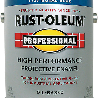Rust-Oleum Professional High Performance Indoor and Outdoor Gloss Royal Blue Protective Paint 1 gal
