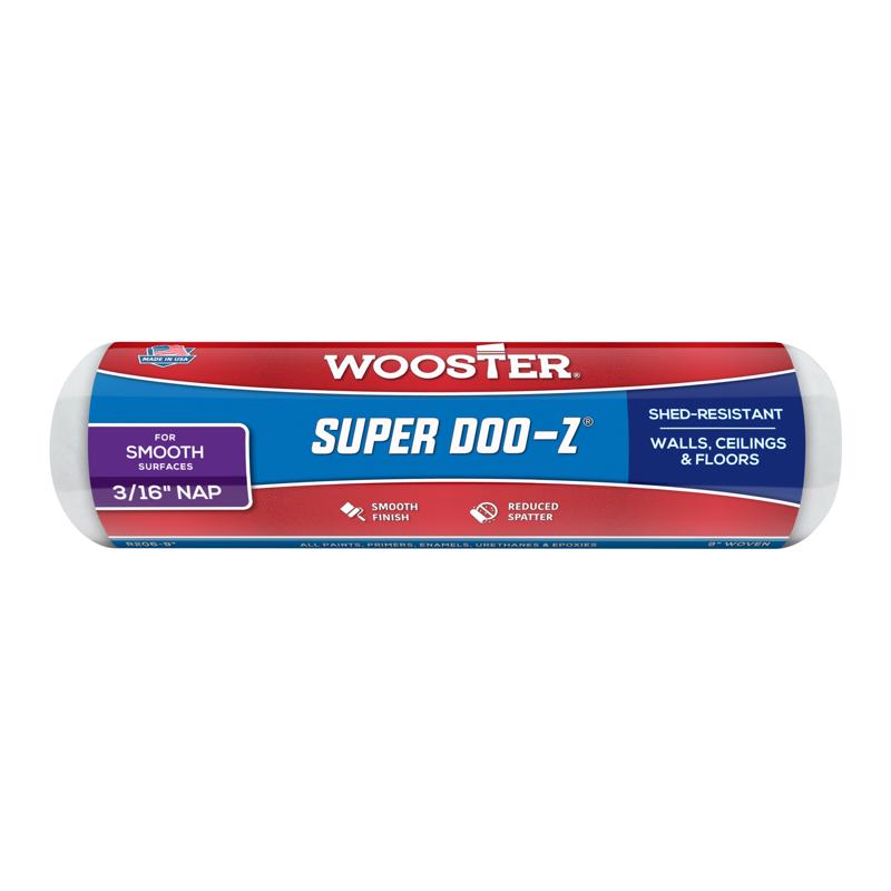Wooster Super Doo-Z Fabric 9 in. W X 3/16 in. Regular Paint Roller Cover