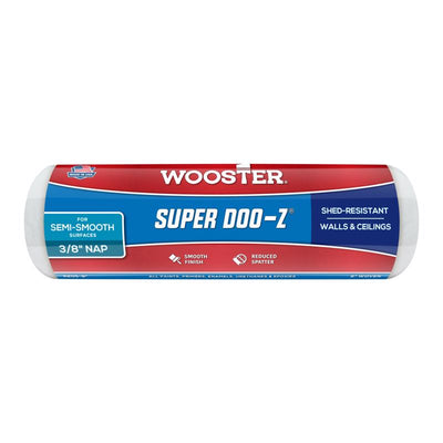 Wooster Super Doo-Z Fabric 9 in. W X 3/8 in. Regular Paint Roller Cover