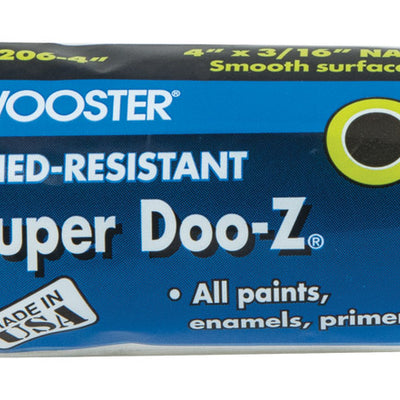 Wooster Super Doo-Z Fabric 4 in. W X 3/16 in. Regular Paint Roller Cover