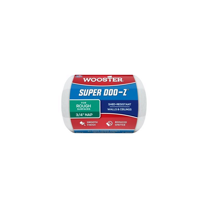 Wooster Super Doo-Z Fabric 4 in. W X 3/4 in. Regular Paint Roller Cover