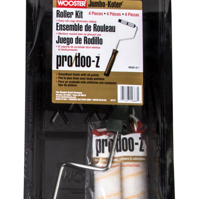 Wooster Pro/Doo-Z 4.5 in. W Mini Paint Roller Kit Threaded End