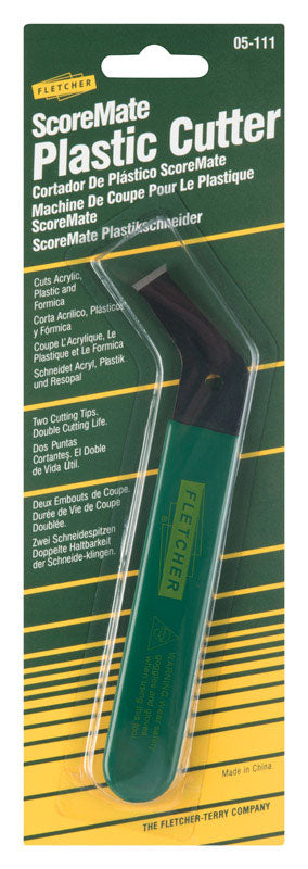 Fletcher-Terry ScoreMate Plastic 4 in. Fixed Blade Cutter Green