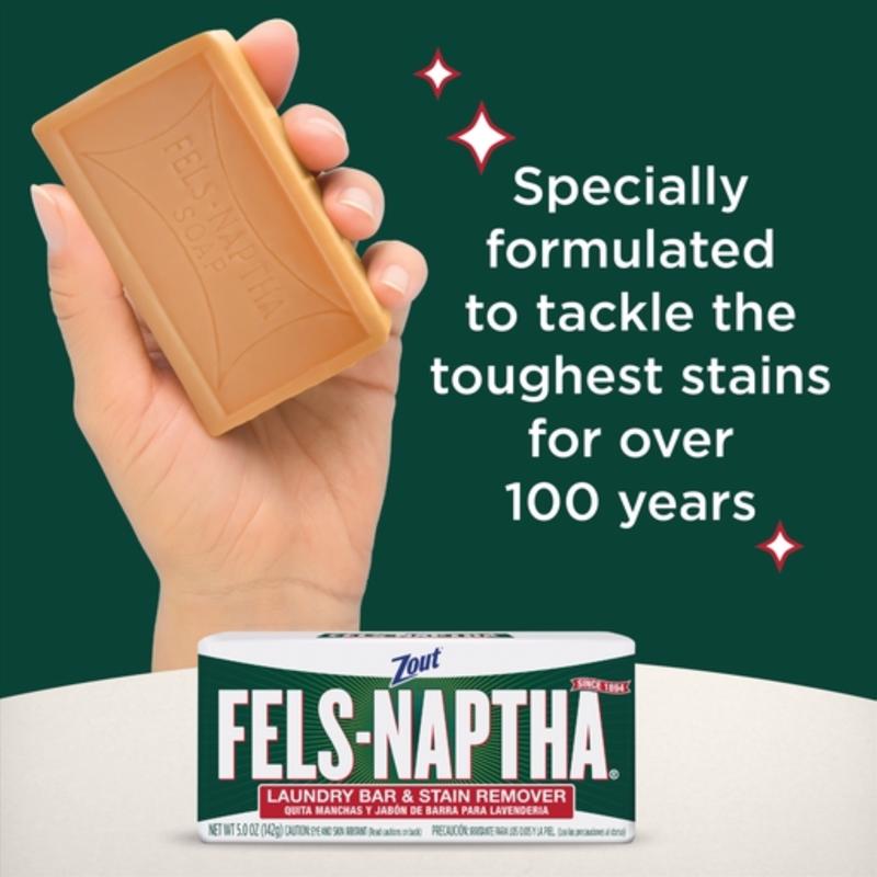 Zout Fels-Naptha Fresh Scent Laundry Stain Remover Bar 5 oz