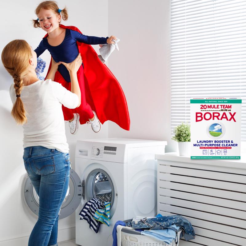 20 Mule Team Borax N/A No Scent Detergent Booster and Household Cleaner Powder 4 lb
