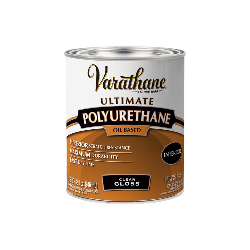 Varathane Ultimate Gloss Clear Oil-Based Polyurethane 1 qt
