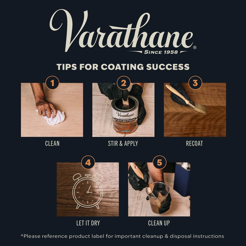 Varathane Ultimate Gloss Clear Oil-Based Polyurethane 0.5 pt